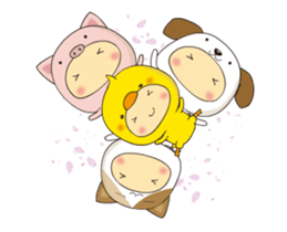 costume kids -HBD&Congratulations2!!- sticker #15723820