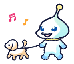 Alien of the next room sticker #15724099