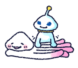 Alien of the next room sticker #15724101