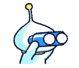 Alien of the next room sticker #15724109