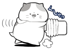 Very fat cat sticker #15724457