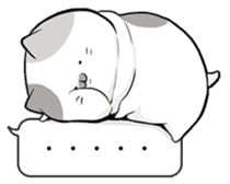 Very fat cat sticker #15724459