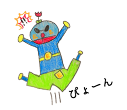 TUNDERE robot "E-man" sticker #15725332