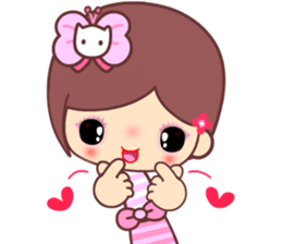 The cute beauty of flower 8 sticker #15726305