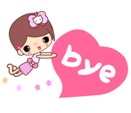 The cute beauty of flower 8 sticker #15726309