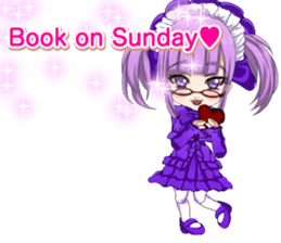 Lovely Gothic Dress Girl English sticker #15726444