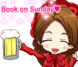 Lovely Gothic Dress Girl English sticker #15726462