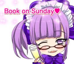 Lovely Gothic Dress Girl English sticker #15726464