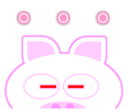 Pig nose rabbit sticker sticker #15727529