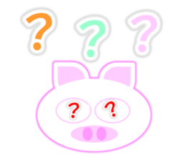 Pig nose rabbit sticker sticker #15727536