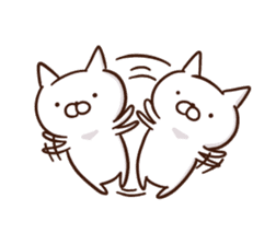white cat life 1 sticker #15727975