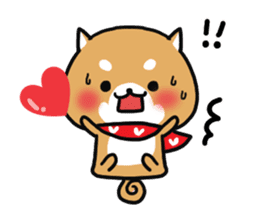 The lovely Japanese Shiba inu sticker #15728381