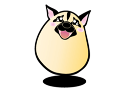 Egg Dog "Purin nesan" sticker #15728443