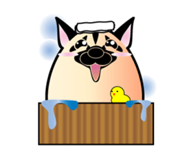 Egg Dog "Purin nesan" sticker #15728447