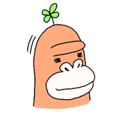 Dreaming Gorilla60 sticker #15729291