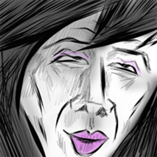 girl and emotions sticker #15730179