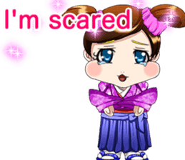 Cute funny baby English sticker #15730367