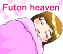 Cute funny baby English sticker #15730377