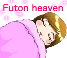 Cute funny baby English sticker #15730377