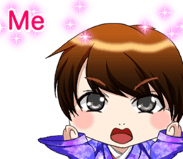 Cute funny baby English sticker #15730378