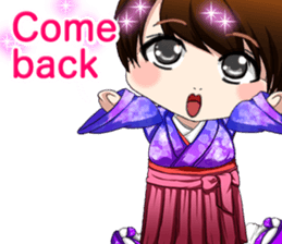 Cute funny baby English sticker #15730394