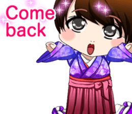 Cute funny baby English sticker #15730394