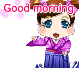 Cute funny baby English sticker #15730395