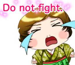 Cute funny baby English sticker #15730396