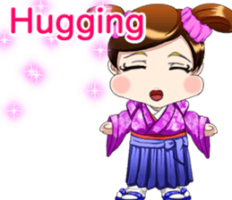 Cute funny baby English sticker #15730399