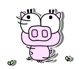 Maybe oink -Immobile ver.1- sticker #15732491