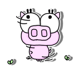 Maybe oink -Immobile ver.1- sticker #15732491