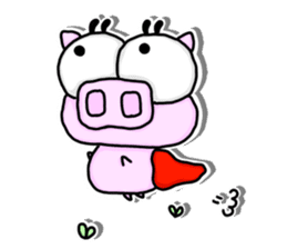 Maybe oink -Immobile ver.1- sticker #15732492