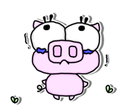 Maybe oink -Immobile ver.1- sticker #15732495