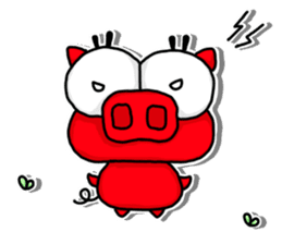 Maybe oink -Immobile ver.1- sticker #15732497
