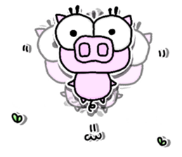 Maybe oink -Immobile ver.1- sticker #15732498