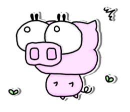 Maybe oink -Immobile ver.1- sticker #15732500