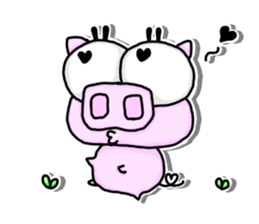 Maybe oink -Immobile ver.1- sticker #15732501