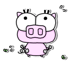 Maybe oink -Immobile ver.1- sticker #15732502