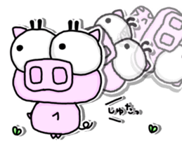 Maybe oink -Immobile ver.1- sticker #15732503
