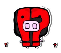 Maybe oink -Immobile ver.1- sticker #15732510