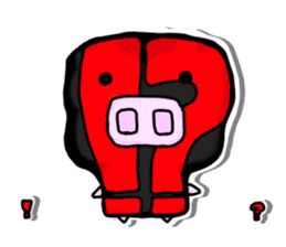 Maybe oink -Immobile ver.1- sticker #15732510