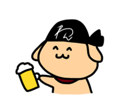 Daily life of a dog. sticker #15732724