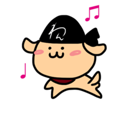 Daily life of a dog. sticker #15732728