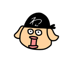 Daily life of a dog. sticker #15732736