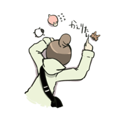 onigirikun to yukaina nakamatati sticker #15732910