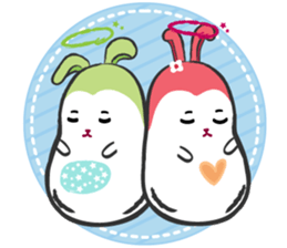 Rabbito & Rabbity sticker #15733209