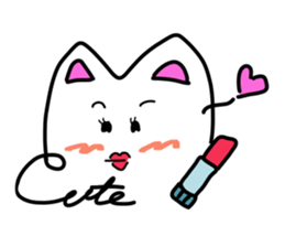 I love Mi cat sticker #15733297