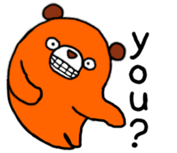 Daily Orange bear sticker #15733760