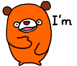 Daily Orange bear sticker #15733761