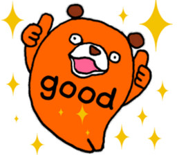 Daily Orange bear sticker #15733762